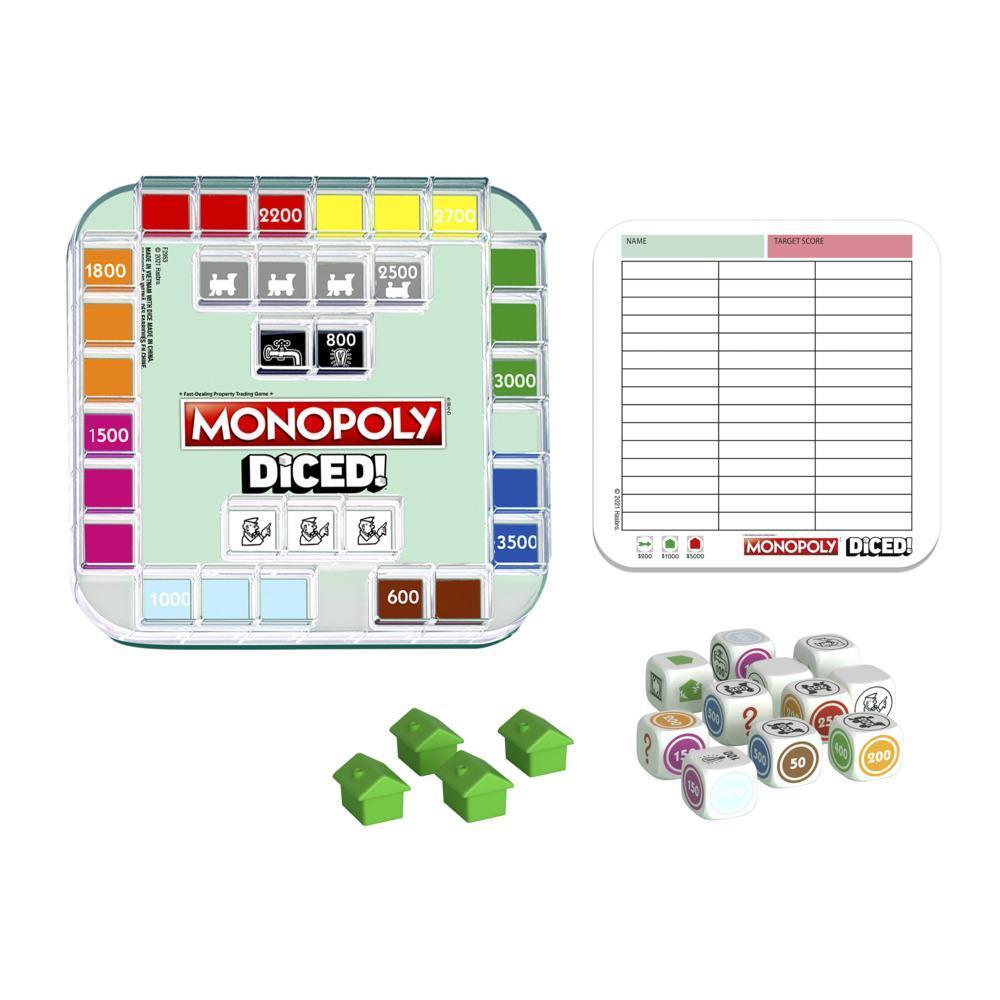 Monopoly Diced Game, Easy to Learn Game, Quick Game, Portable Travel Game, Fast Game for Kids 8 and Up product thumbnail 1