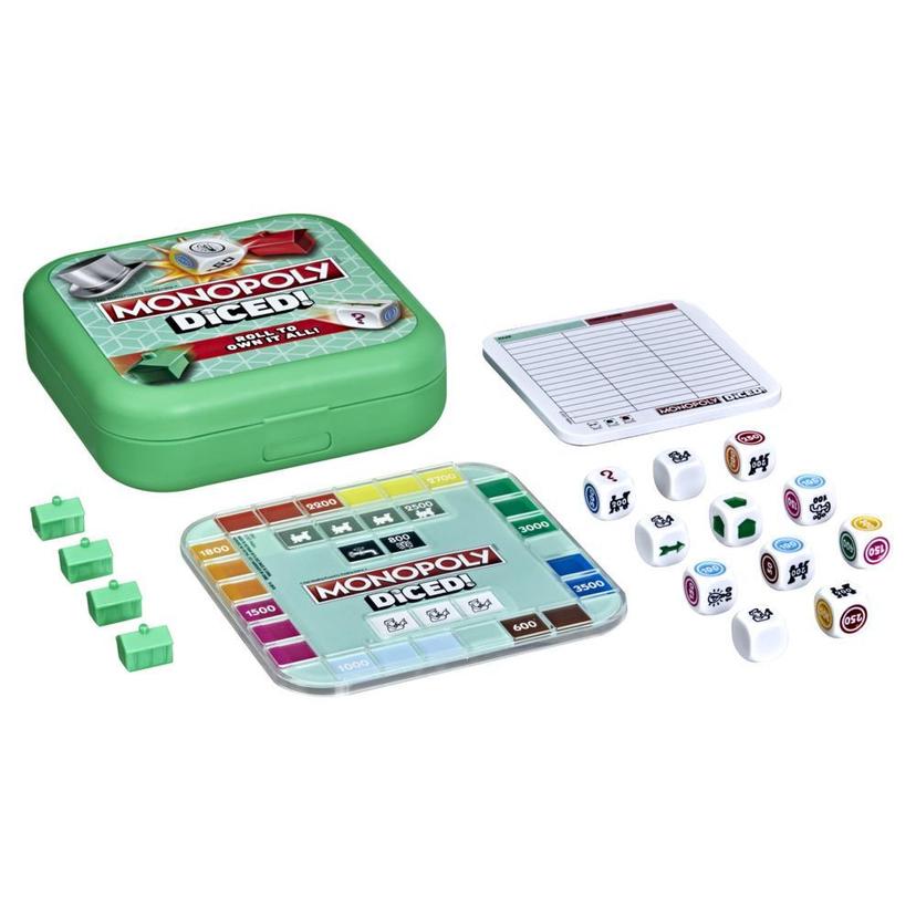 Monopoly Diced Game, Easy to Learn Game, Quick Game, Portable Travel Game, Fast Game for Kids 8 and Up product image 1