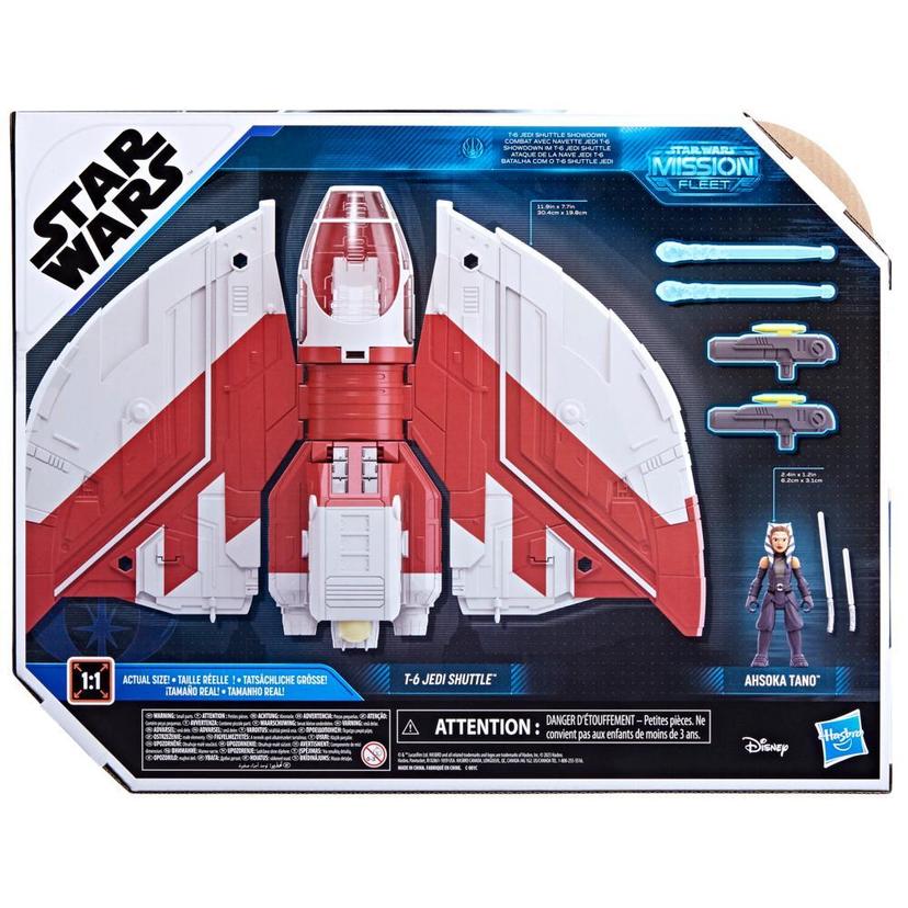 Star Wars Mission Fleet T-6 Jedi Shuttle, Ahsoka Action Figure Set, Star Wars Toys for Kids product image 1