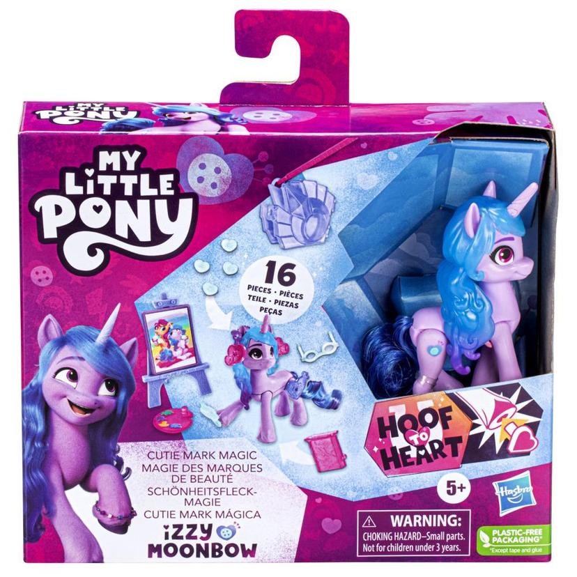 My Little Pony 7-Inch Izzy Moonbow Small Plush, Stuffed Animal, Horse, Kids  Toys for Ages 3 Up, Easter Basket Stuffers and Small Gifts