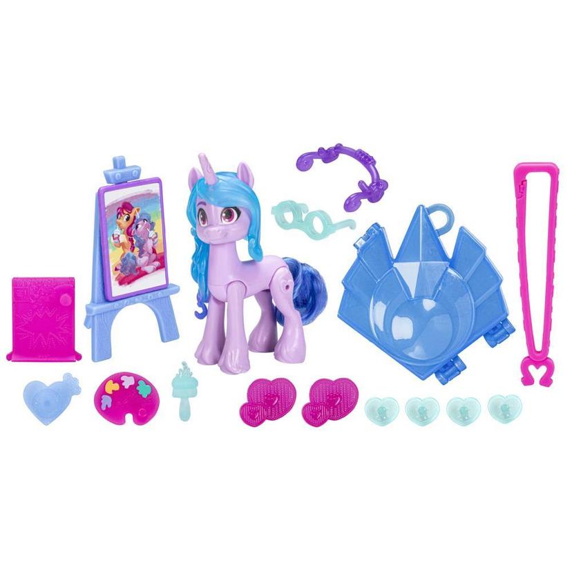 My Little Pony: Make Your Mark Toy Cutie Mark Magic Izzy Moonbow - 3-Inch  Hoof to Heart Pony for Kids Ages 5 and Up - My Little Pony