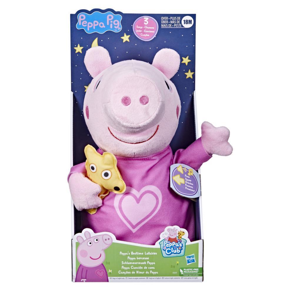 Peppa Pig Peppa’s Bedtime Lullabies Singing Plush Doll with Teddy Bear Accessory, 3 Songs, 3 Phrases, Ages 3 and Up product thumbnail 1