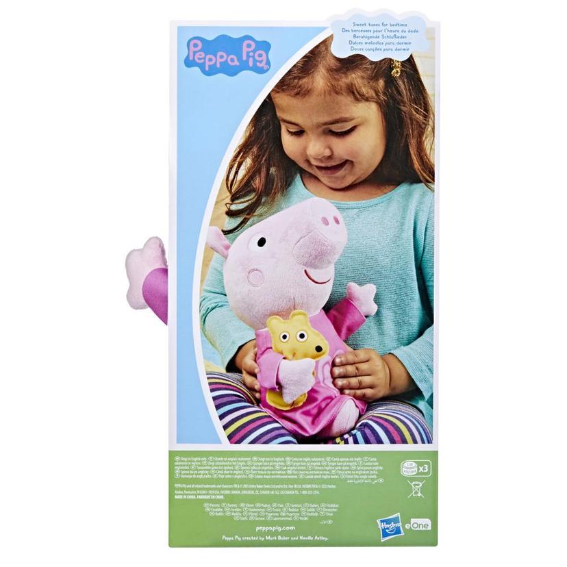 Peppa Pig Peppa's Bedtime Lullabies Singing Plush Doll with Teddy Bear  Accessory, 3 Songs, 3 Phrases, Ages 3 and Up - Peppa Pig