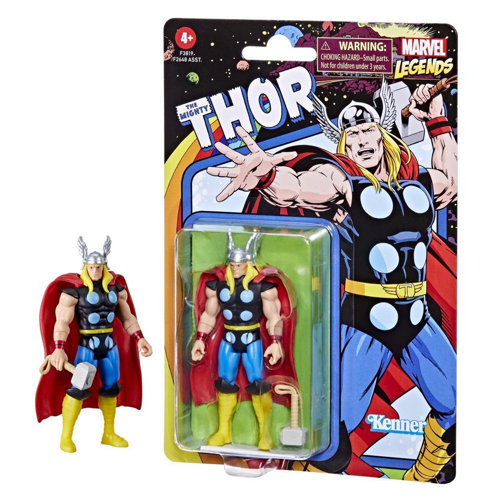 Hasbro Marvel Legends Series 3.75-inch Retro 375 Collection Thor Action Figure Toy, 1 Accessory product thumbnail 1