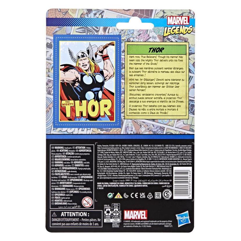 Hasbro Marvel Legends Series 3.75-inch Retro 375 Collection Thor Action Figure Toy, 1 Accessory product image 1