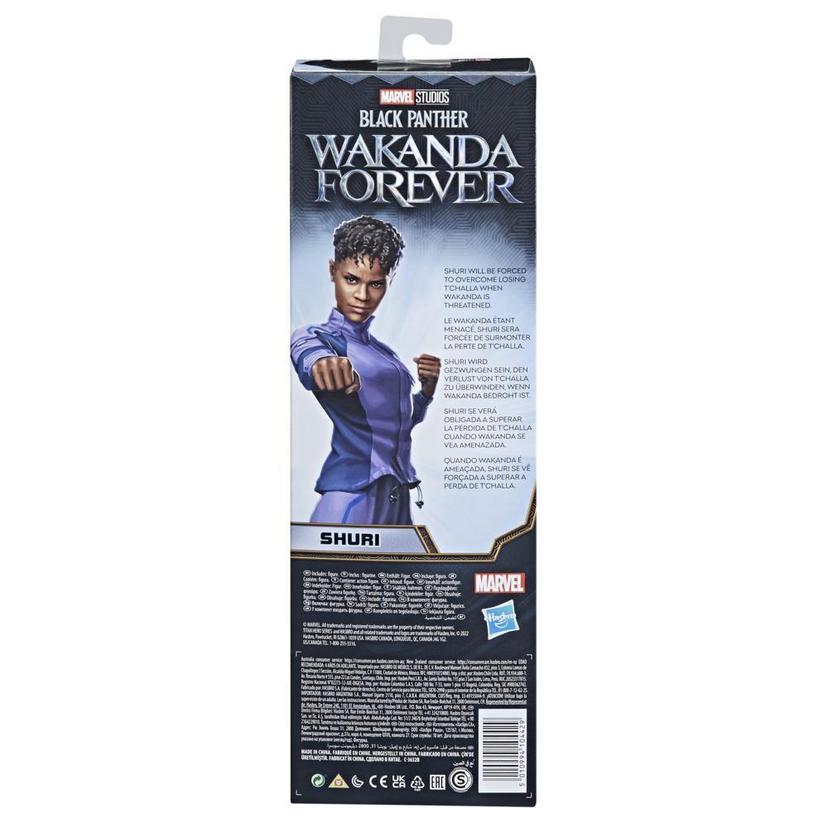 Spider-Man Marvel Studios' Black Panther: Wakanda Forever Titan Hero Series  Shuri Toy, 12-Inch-Scale Action Figure, Marvel Toys Kids Ages 4 and Up