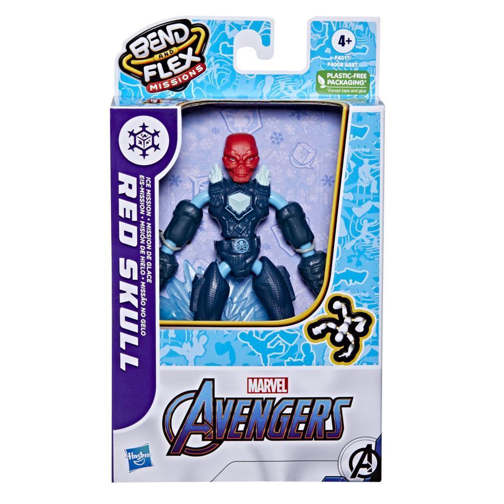 Marvel Avengers Bend and Flex Missions Red Skull Ice Mission Action Figure, 6-Inch-Scale Bendable Toy for Ages 4 and Up product thumbnail 1