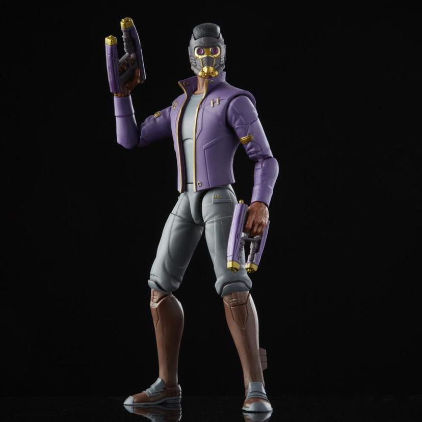 Marvel Legends Series 6-inch Scale Action Figure Toy T'Challa Star-Lord, Includes Premium Design, 3 Accessories, and Build-a-Figure Part product image 1