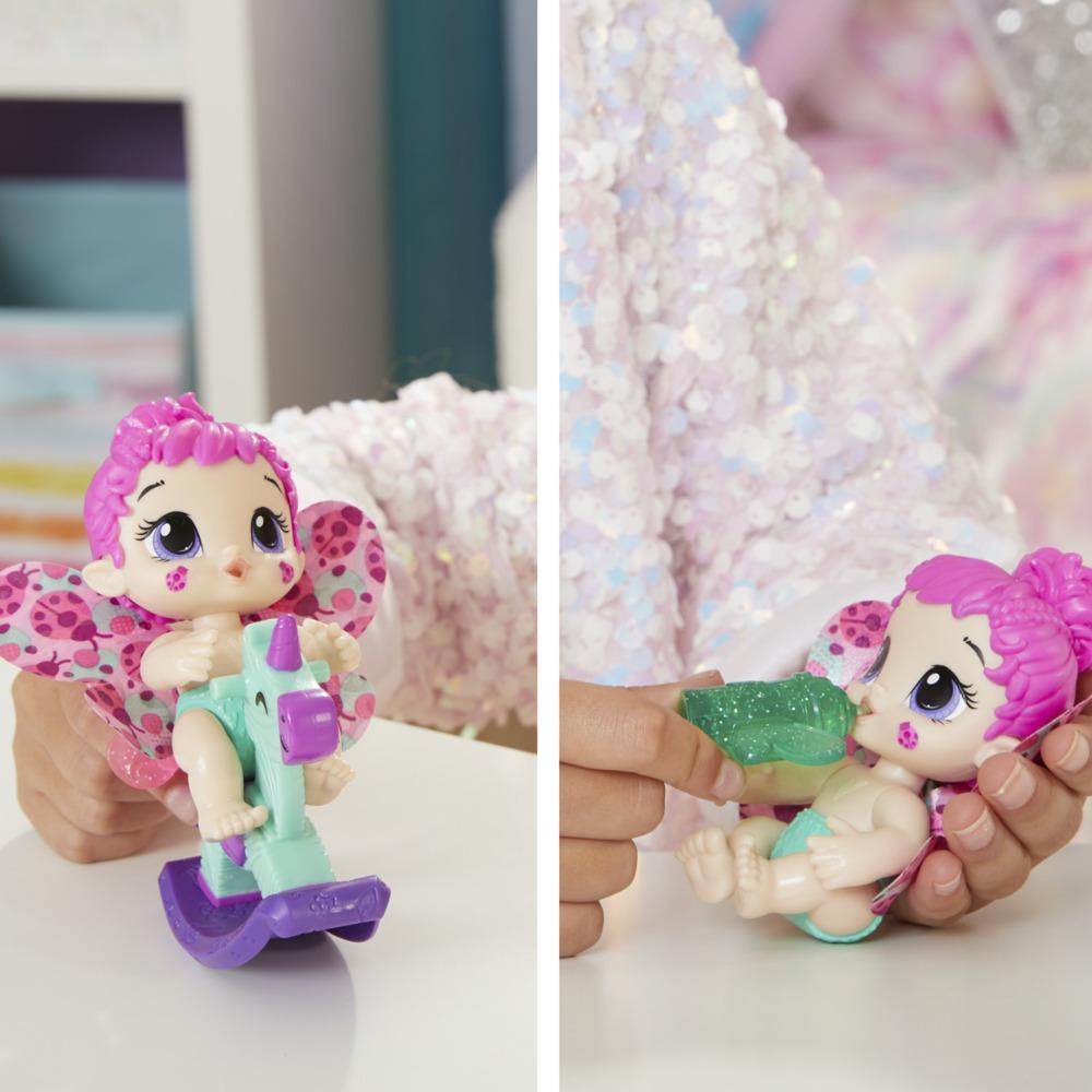 Baby Alive Glo Pixies Minis Doll, Berry Bug, Glow-In-The-Dark 3.75-Inch Pixie Toy with Surprise Friend, Kids 3 and Up product thumbnail 1