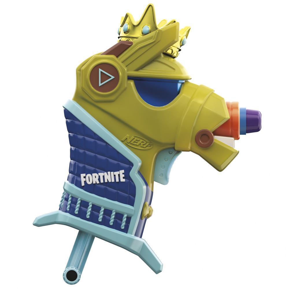Nerf Fortnite Micro Y0nd3r Blaster -- Fortnite Yond3r Outfit Design -- Includes 2 Nerf Darts and Removable Crown product thumbnail 1