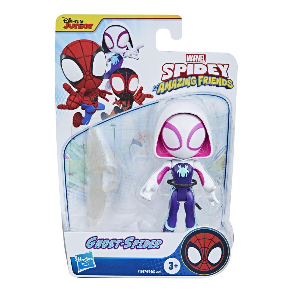 Marvel Spidey and His Amazing Friends Ghost-Spider Hero Figure, 4-Inch Scale Action Figure And 1 Accessory, For Kids Ages 3 And Up product thumbnail 1