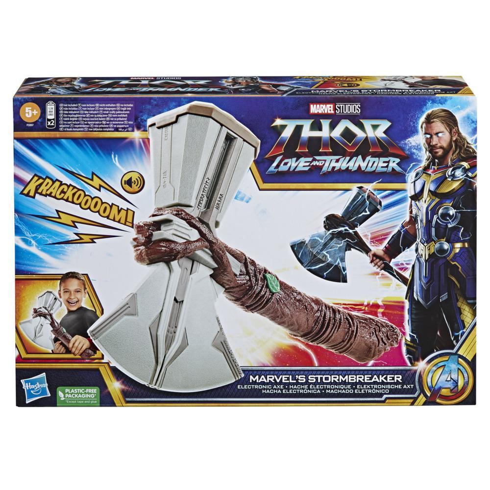 Marvel Studios’ Thor: Love and Thunder Marvel’s Stormbreaker Electronic Axe Roleplay Toy with SFX for Kids Ages 5 and Up product thumbnail 1