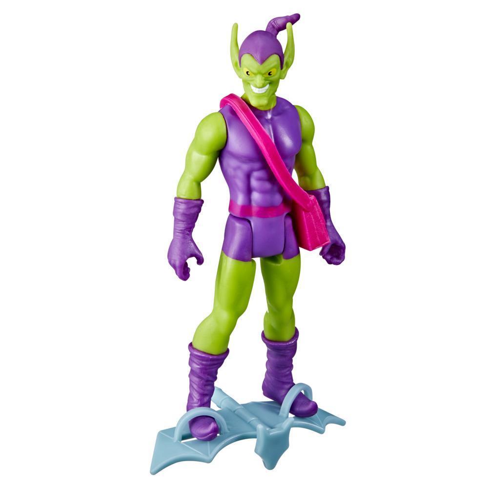 Hasbro Marvel Legends Series 3.75-inch Retro 375 Collection Green Goblin Action Figure Toy, 2 Accessories product thumbnail 1