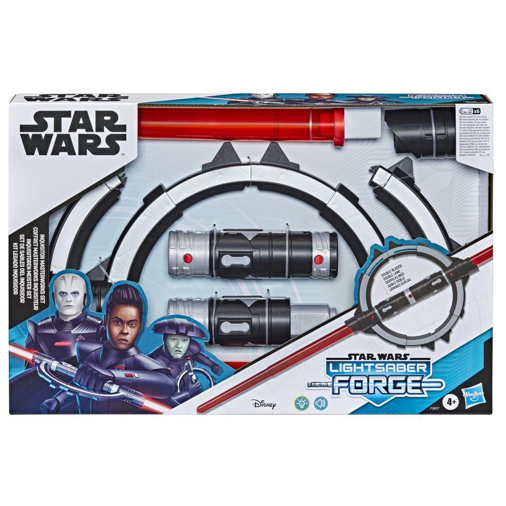 Star Wars Lightsaber Forge Inquisitor Masterworks Set Double-Bladed Electronic Lightsaber, Toy for Kids Ages 4 and Up product thumbnail 1