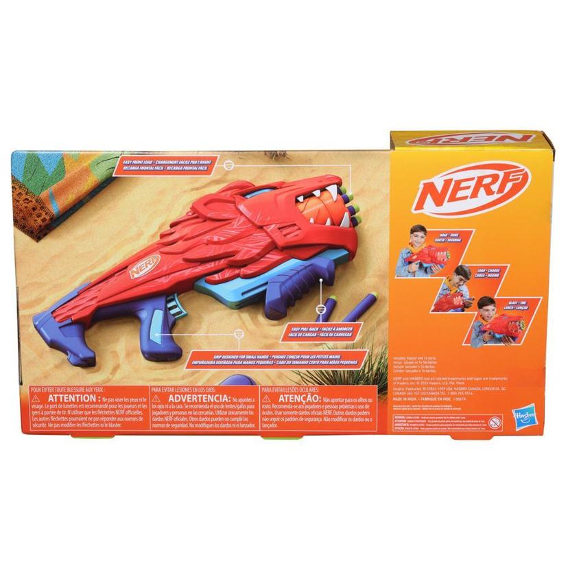 Nerf Junior Wild Lionfury, Easy Play Dart Blaster, 16 Nerf Elite Darts, Ages 6 & Up product image 1