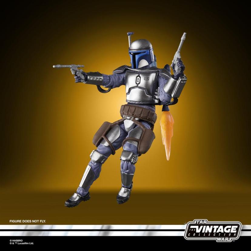 Star Wars The Vintage Collection Jango Fett, Star Wars: Attack of the Clones Deluxe Action Figure (3.75”) product image 1