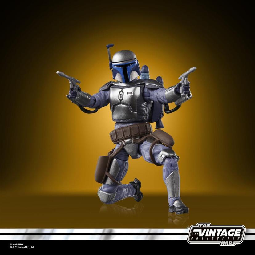 Star Wars The Vintage Collection Jango Fett, Star Wars: Attack of the Clones Deluxe Action Figure (3.75”) product image 1