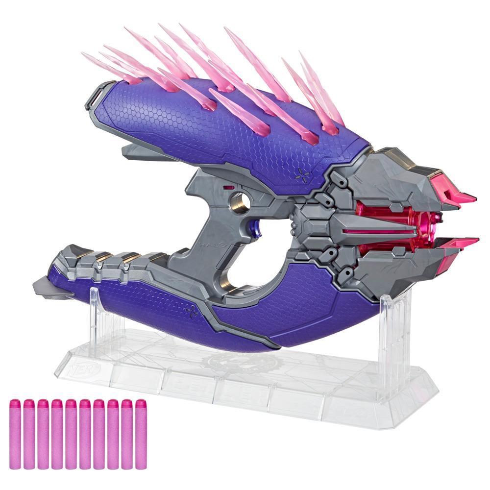 Nerf LMTD Halo Needler Dart-Firing Blaster, Light-Up Needles, 10-Dart Drum, 10 Nerf Elite Darts, Game Card product thumbnail 1