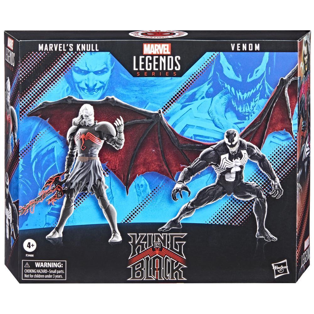 Marvel Legends Series Spider-Man 60th Anniversary Marvel’s Knull and Venom 2-Pack 6-Inch Action Figures, 5 Accessories product thumbnail 1