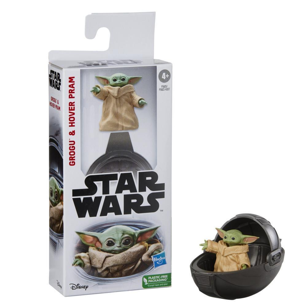 Star Wars Grogu and Hover Pram Toy 6-inch-Scale The Mandalorian Action Figure, Toys for Kids Ages 4 and Up product thumbnail 1