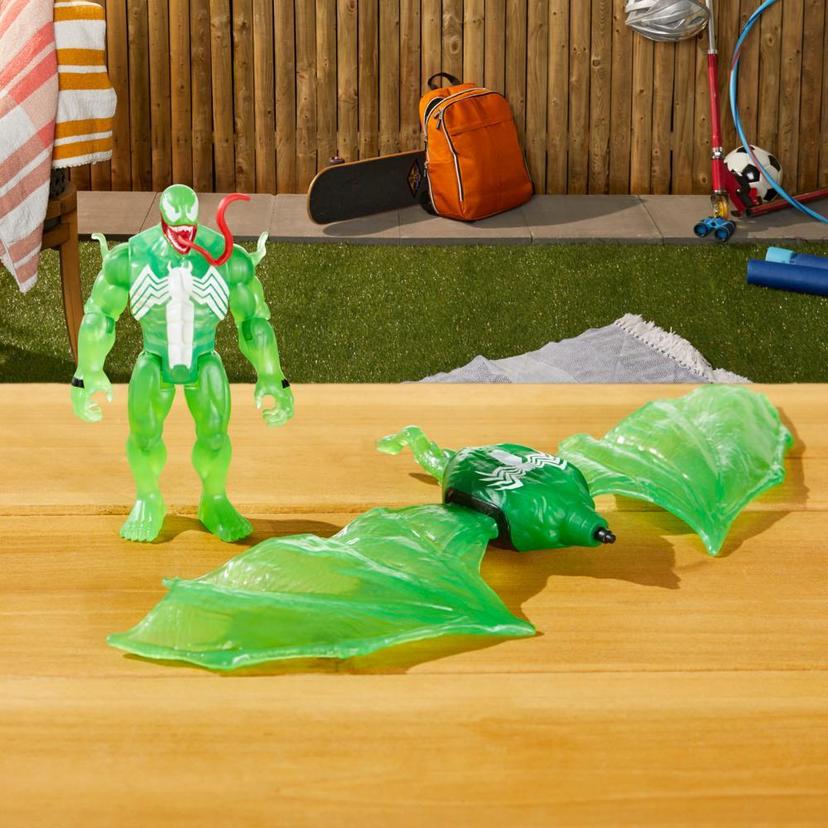 Marvel Spider-Man Epic Hero Series Web Splashers Green Symbiote Hydro Wing Blast Playset product image 1