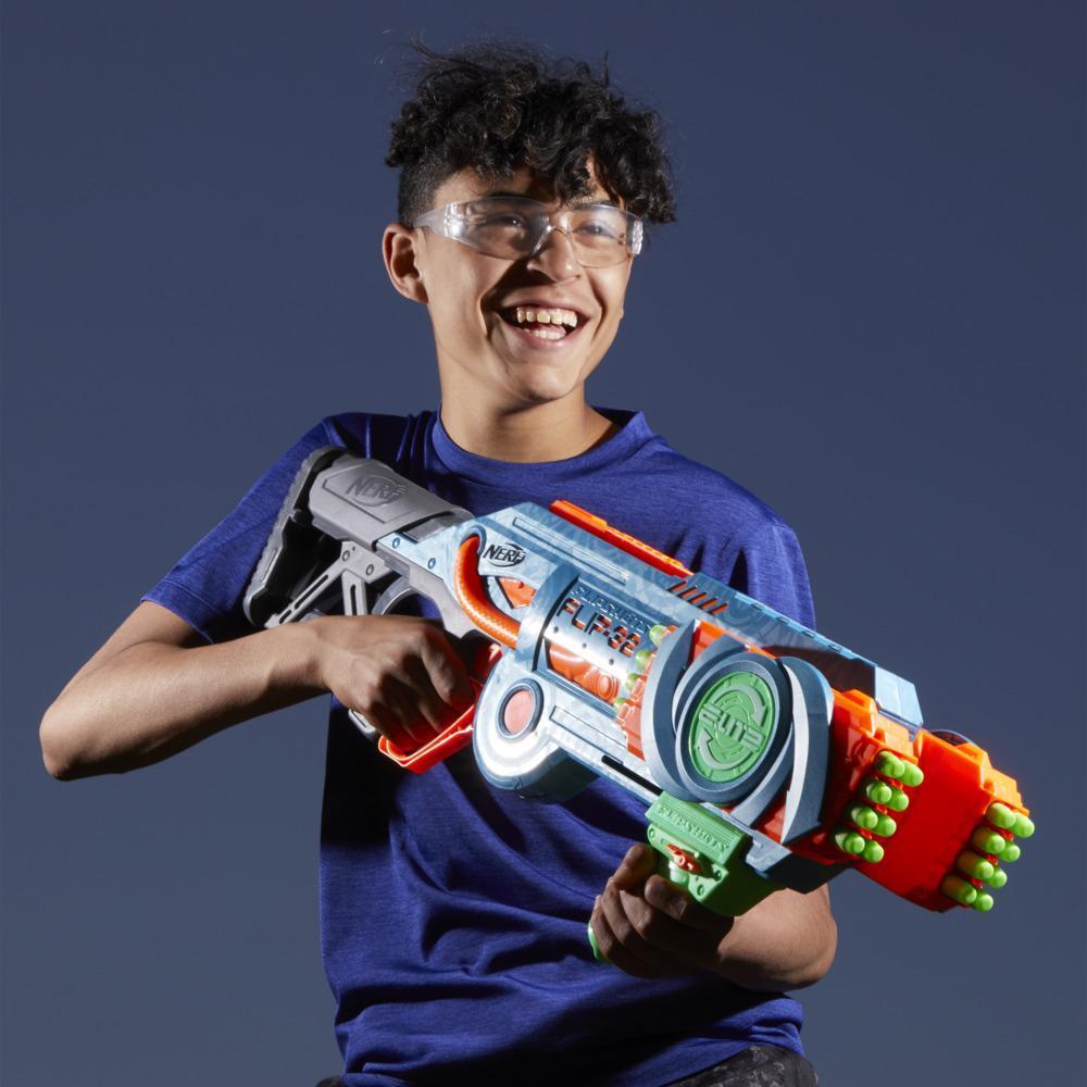 Nerf Elite 2.0 Flipshots Flip-32 Blaster, 32 Dart Barrels Flip to Double Your Firepower, 32-Dart Capacity, 32 Nerf Darts product thumbnail 1