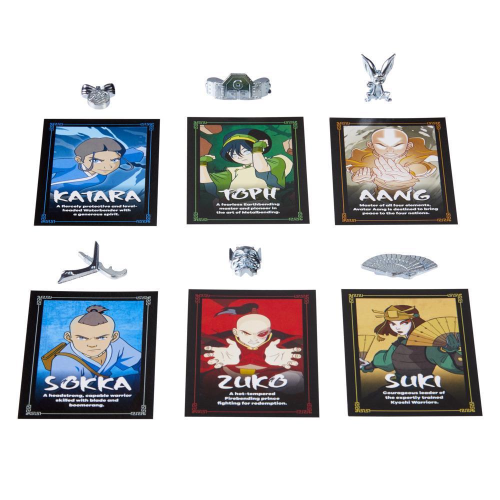 Monopoly: Avatar: Nickelodeon The Last Airbender Edition Board Game for Kids Ages 8 and Up product thumbnail 1