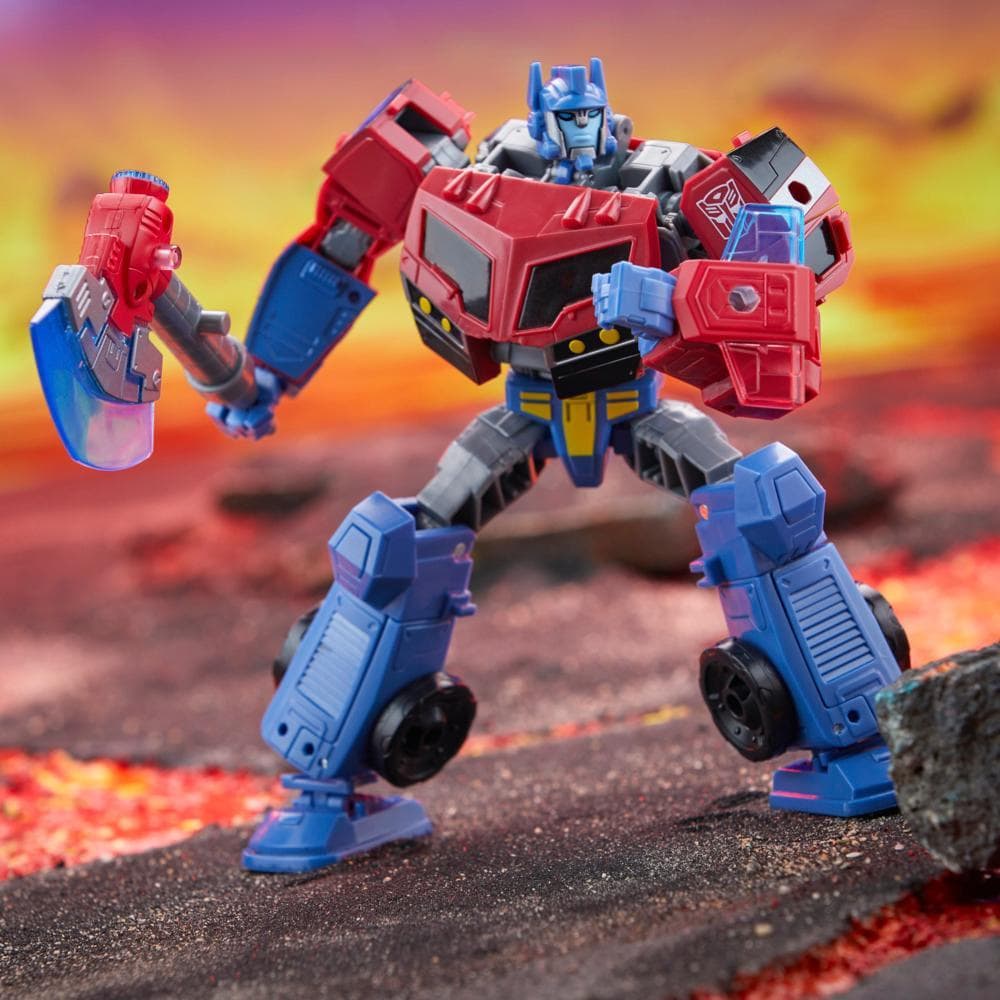 Transformers Legacy United Voyager Animated Universe Optimus Prime 7” Action Figure, 8+ product thumbnail 1