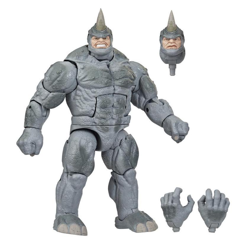 Marvel Legends Series Spider-Man 6-inch Marvel's Rhino Retro Action Figure  Toy, Includes 3 Accessories - Marvel