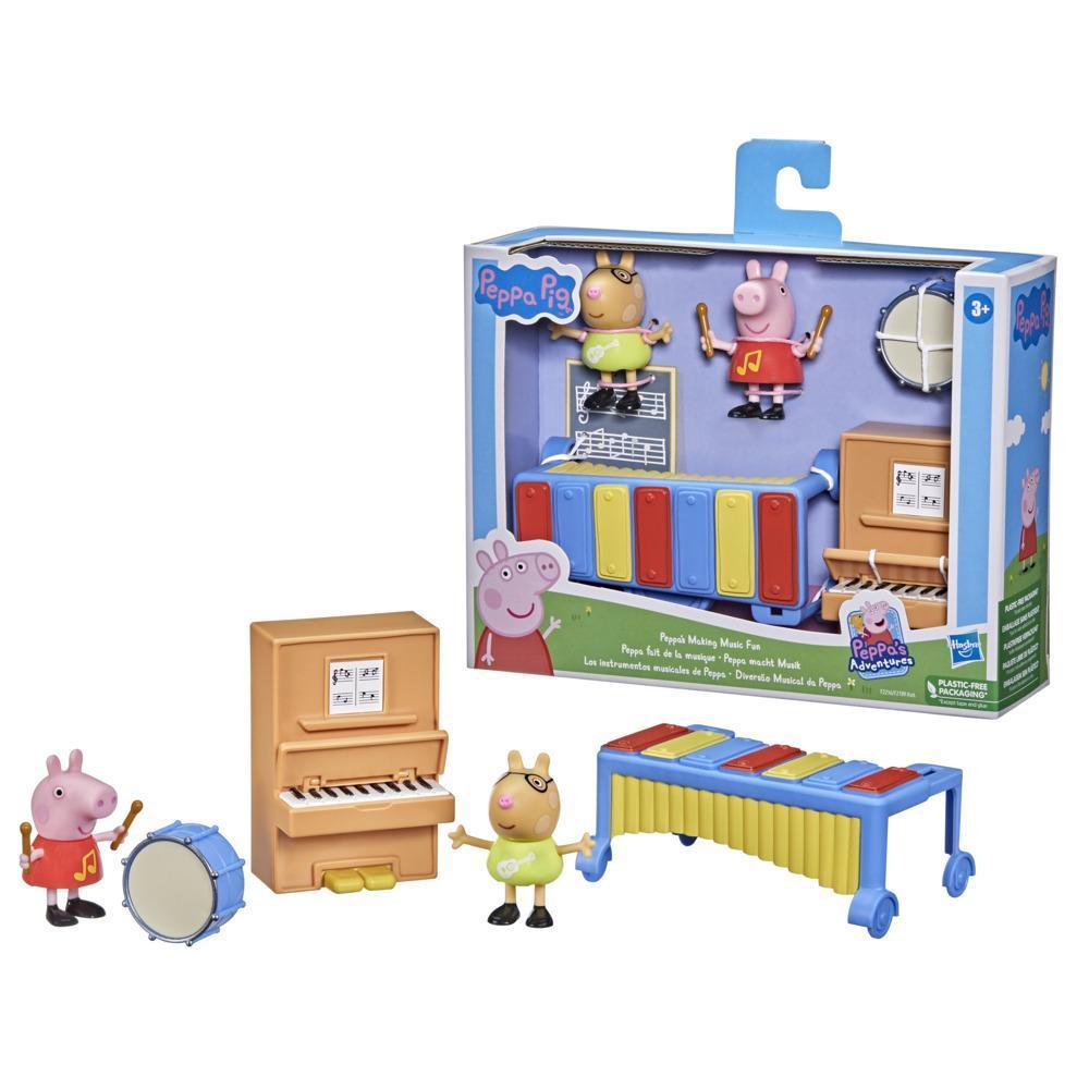 Peppa Pig Peppa's Adventures Peppa's Making Music Fun Preschool Toy, with 2 Figures and 3 Accessories, Ages 3 and Up product thumbnail 1