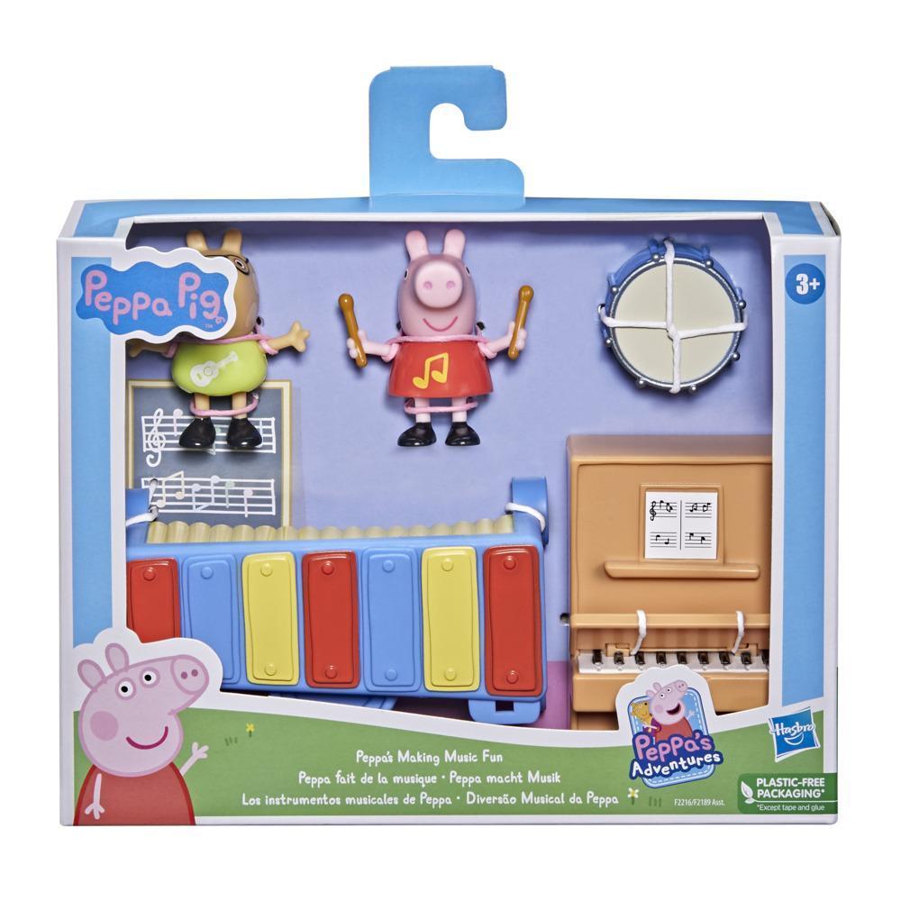 Peppa Pig Peppa's Adventures Peppa's Making Music Fun Preschool Toy, with 2 Figures and 3 Accessories, Ages 3 and Up product thumbnail 1