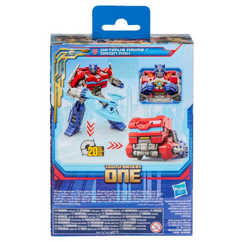 Transformers One Prime Changer Optimus Prime (Orion Pax) 5" Action Figures for Kids Age 6+ product image 1