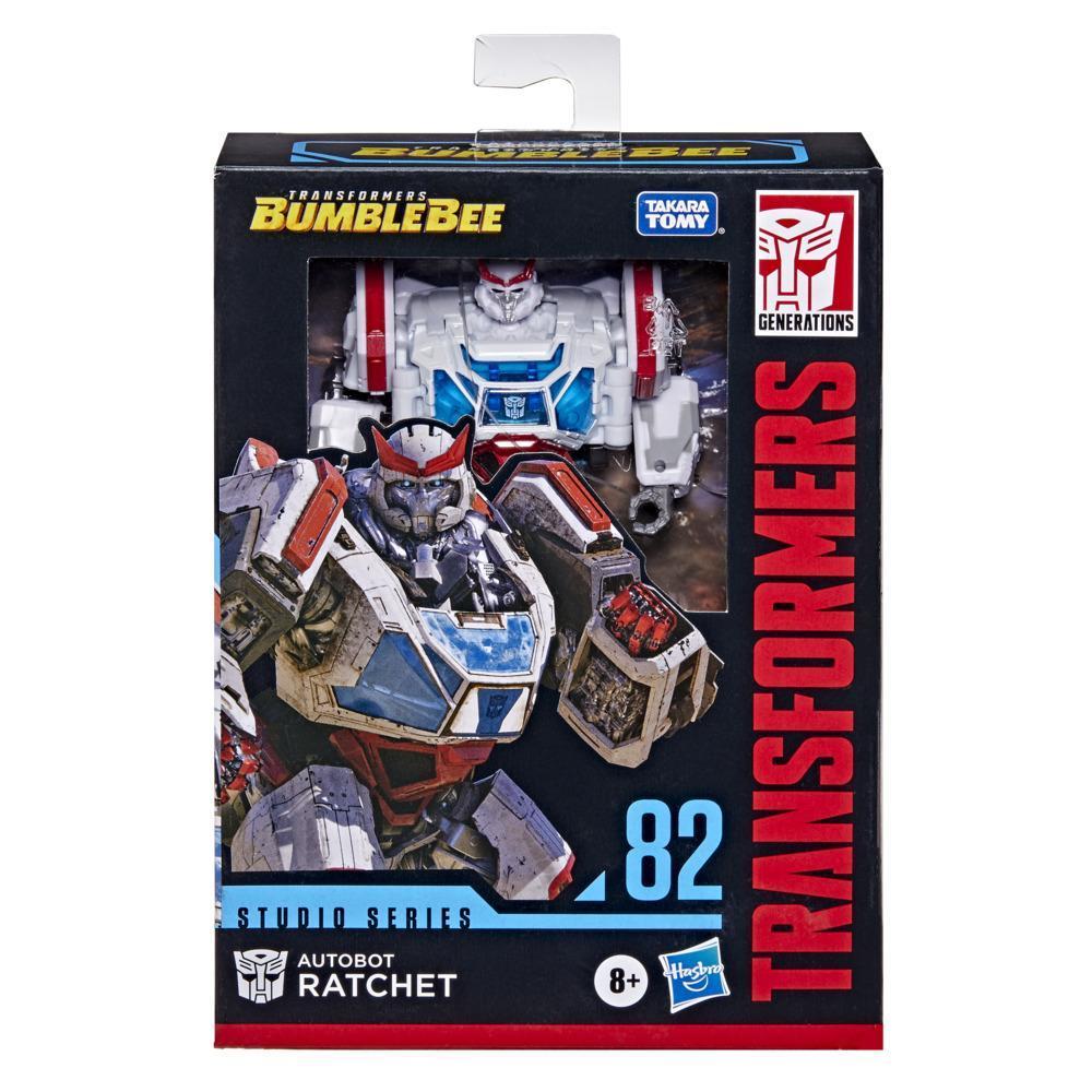 Transformers Toys Studio Series 82 Deluxe Transformers: Bumblebee Autobot Ratchet Action Figure - 8 and Up, 4.5-inch product thumbnail 1
