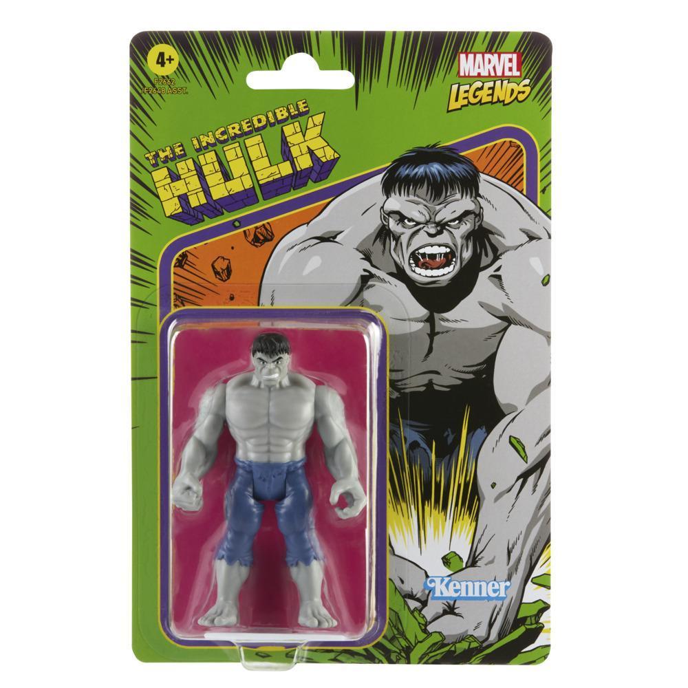 Hasbro Marvel Legends 3.75-inch Retro 375 Collection Grey Hulk Action Figure Toy product thumbnail 1
