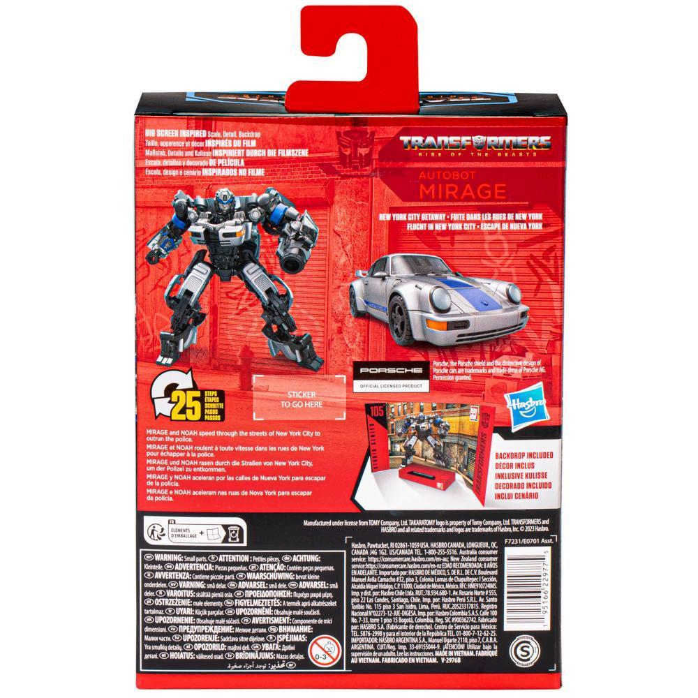 Transformers Studio Series Deluxe Transformers: Rise of the Beasts 105 Autobot Mirage Action Figure (4.5”) product thumbnail 1