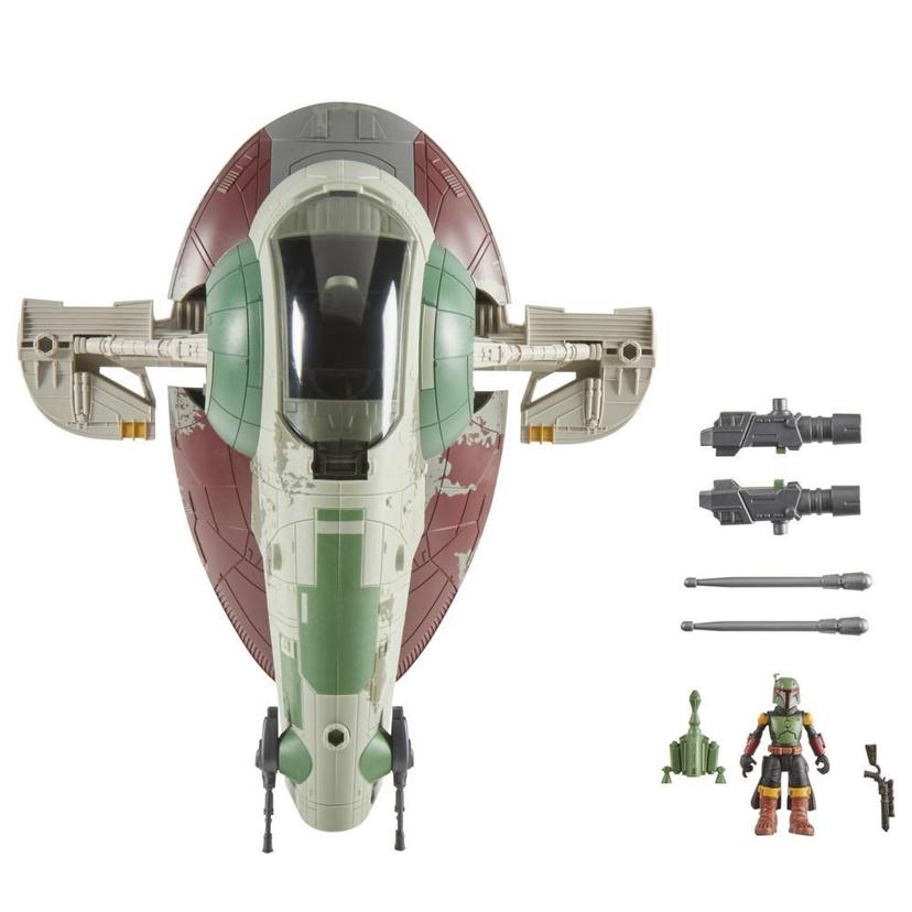 Star Wars Mission Fleet Starship Skirmish, Boba Fett and Starship Toy for Kids, 2.5-Inch-Scale Figure and Vehicle product image 1