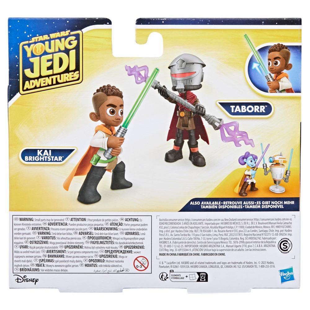 Star Wars Pop-Up Lightsaber Duel Kai & Taborr Action Figures, Star Wars Preschool Toys (4") product thumbnail 1