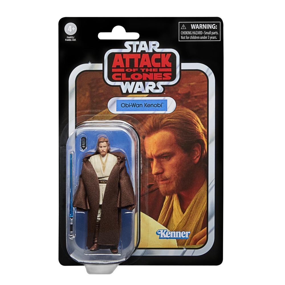Star Wars The Vintage Collection Obi-Wan Kenobi Toy VC31, 3.75-Inch-Scale Star Wars: Attack of the Clones Action Figure product thumbnail 1