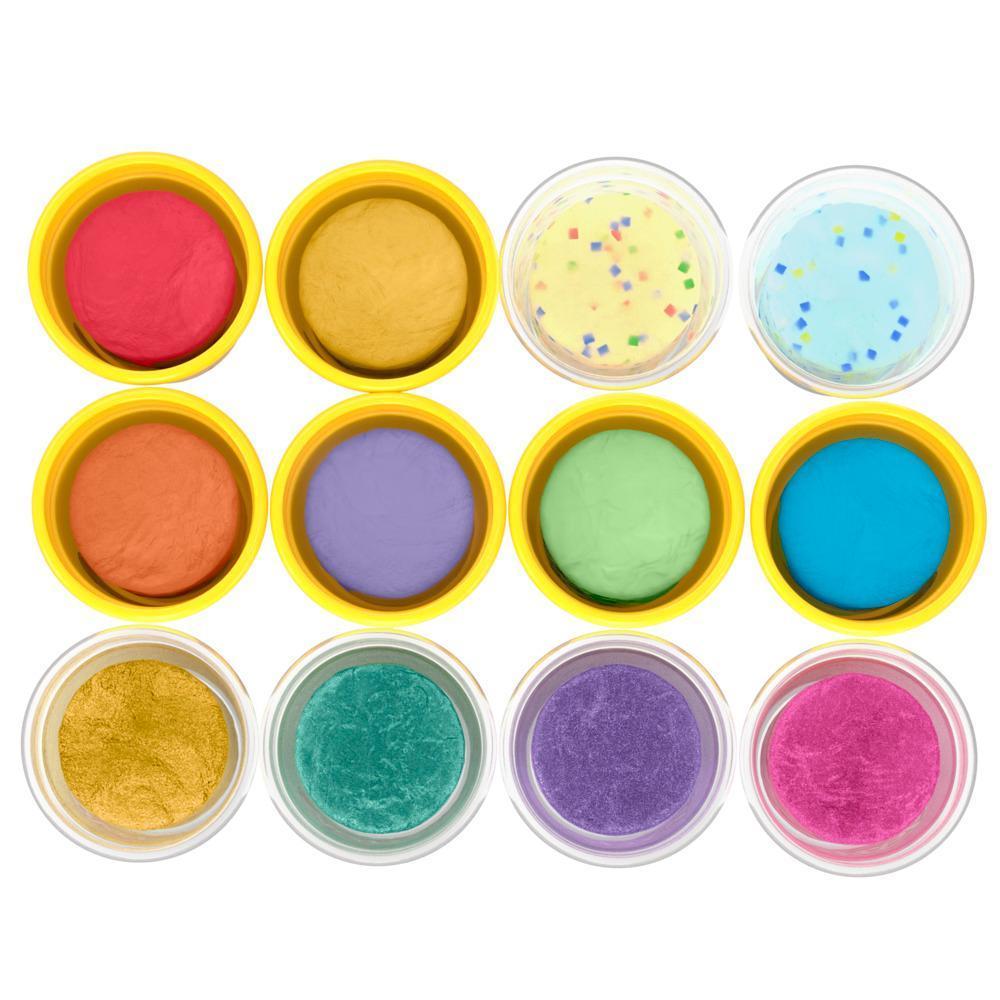 Play-Doh 12 Pack Assorted Celebration Compound Arts and Crafts Toys product thumbnail 1