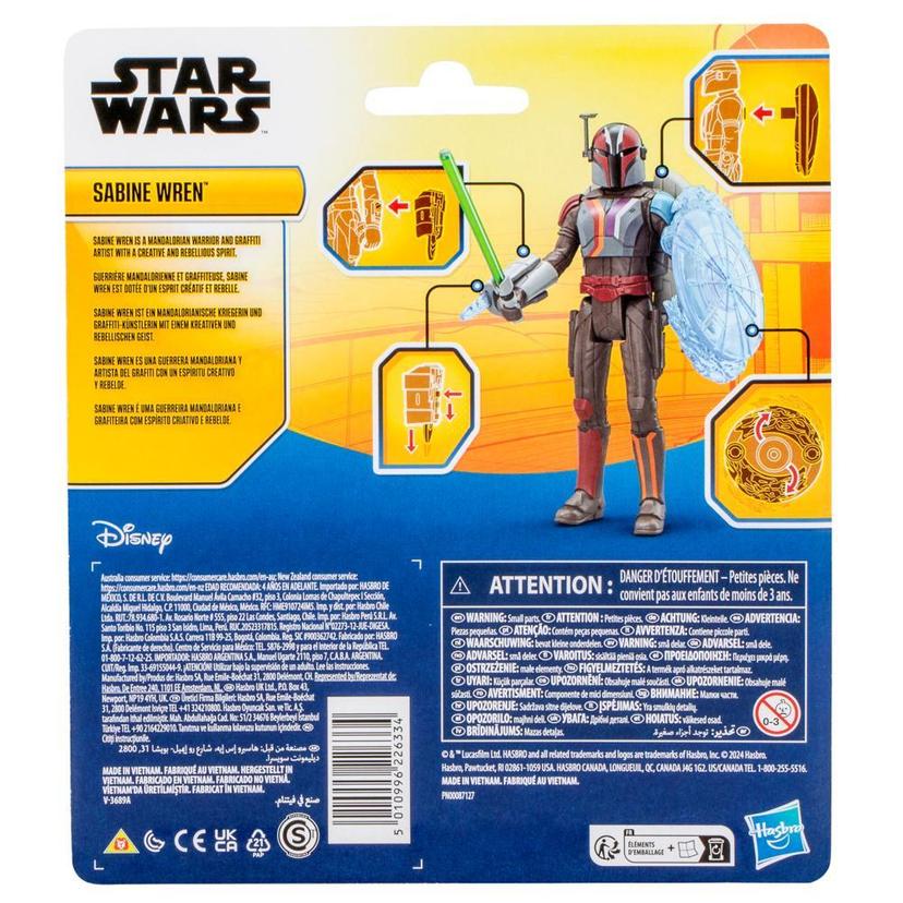 Star Wars Epic Hero Series Sabine Wren 4" Action Figure & Gear product image 1