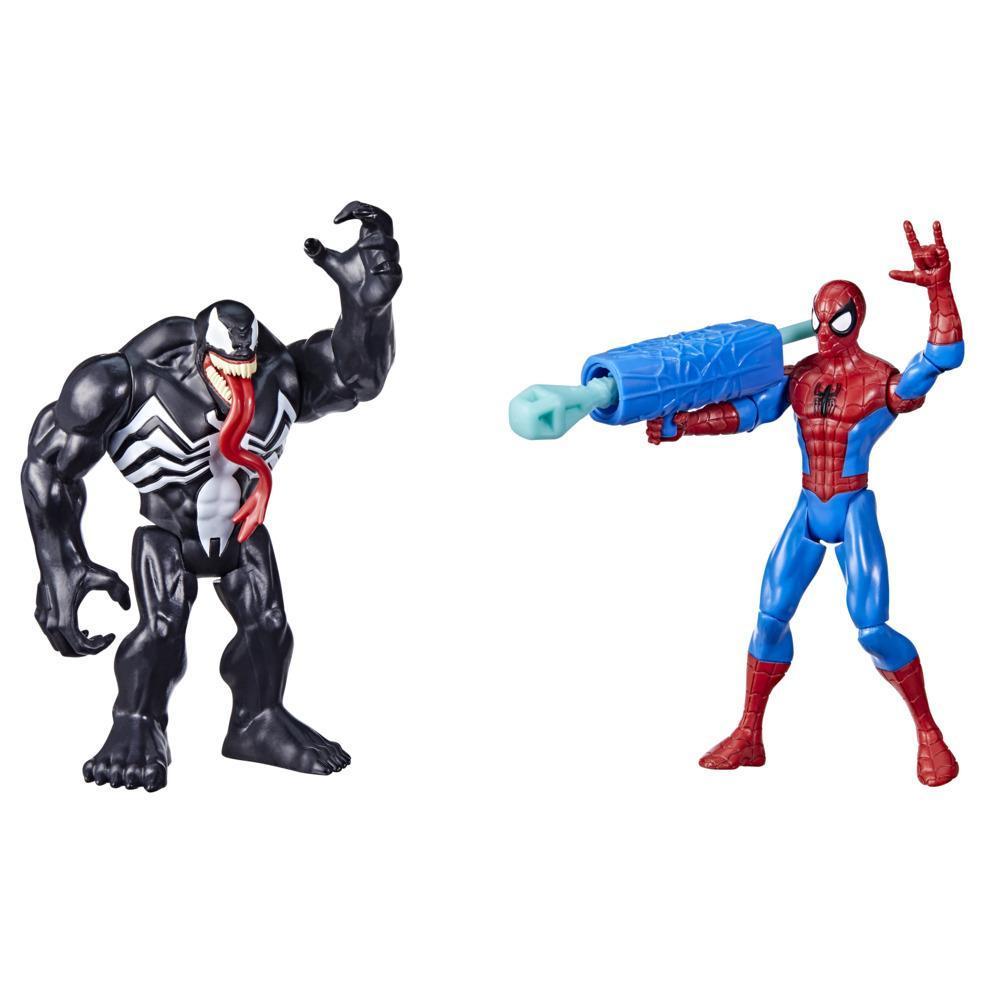 Marvel Spider-Man Spider-Man Vs Venom Battle Packs, 6-Inch-Scale Spider-Man Figure 2-Pack, Toys for Kids Ages 4 and Up product thumbnail 1