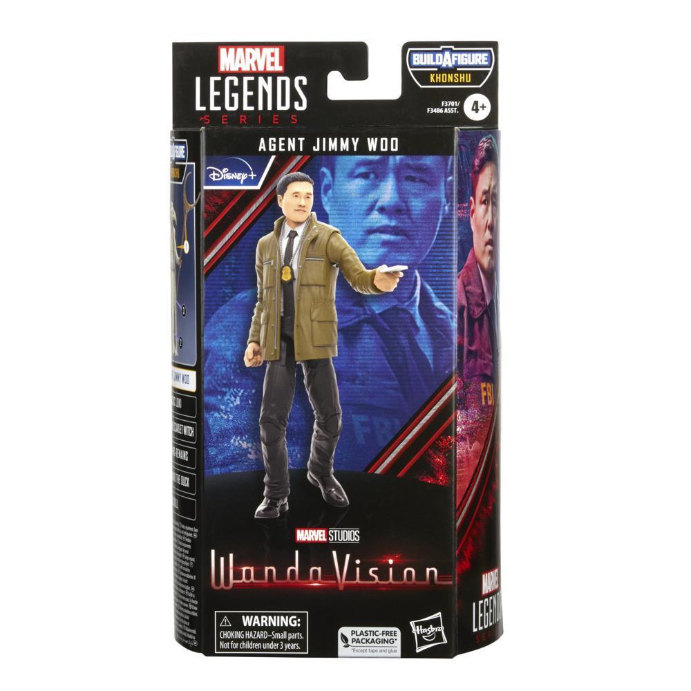 Marvel Legends Series MCU Disney Plus Wandavision Agent Jimmy Woo Marvel Action Figure, 1 Accessory and 2 Build-A-Figure Parts product thumbnail 1