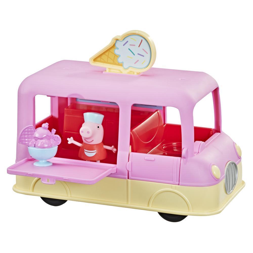 Peppa Pig Peppa’s Adventures Peppa’s Ice Cream Truck Vehicle Preschool Toy, Speech and Sounds, Ages 3 and Up product thumbnail 1