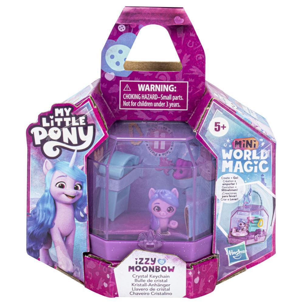 My Little Pony Mini World Magic Crystal Keychain Izzy Moonbow Toy - Portable Playset and Accessories, Kids Ages 5+ product image 1