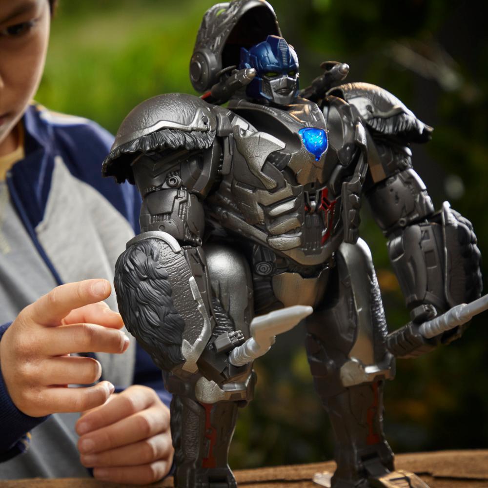 Transformers: Rise of the Beasts Command & Convert Animatronic Optimus Primal Toy (12.5”) product thumbnail 1