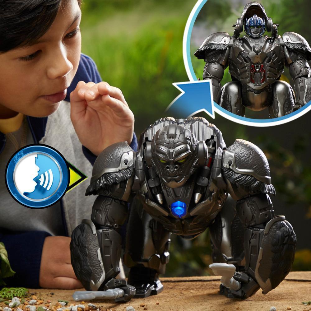 Transformers: Rise of the Beasts Command & Convert Animatronic Optimus Primal Toy (12.5”) product thumbnail 1