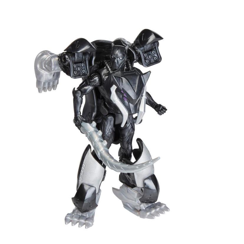 Marvel Mech Strike Mechasaurs Black Panther (4”) with Sabre Claw Mechasaur Action Figures product image 1