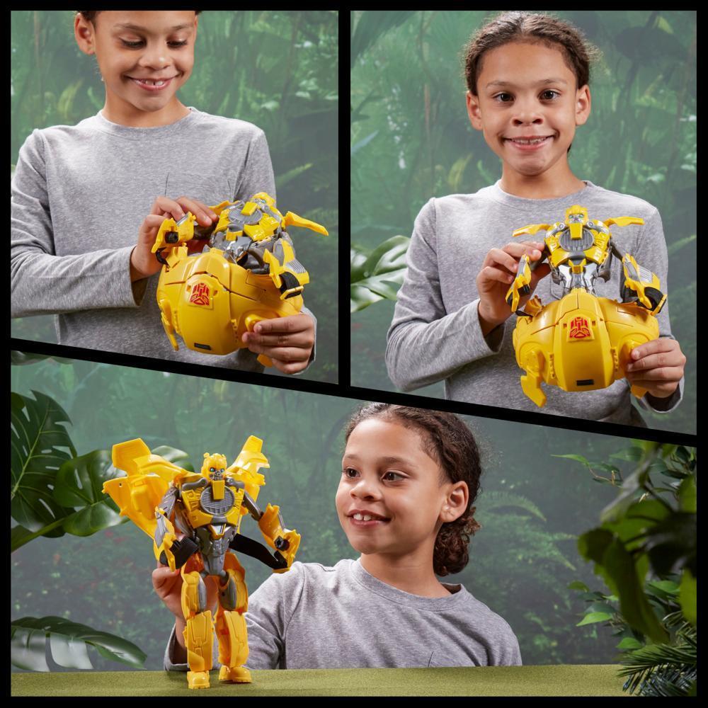 Transformers Toys Transformers: Rise of the Beasts Movie Bumblebee 2-in-1 Converting Mask for Ages 6 and Up, 9-inch product thumbnail 1