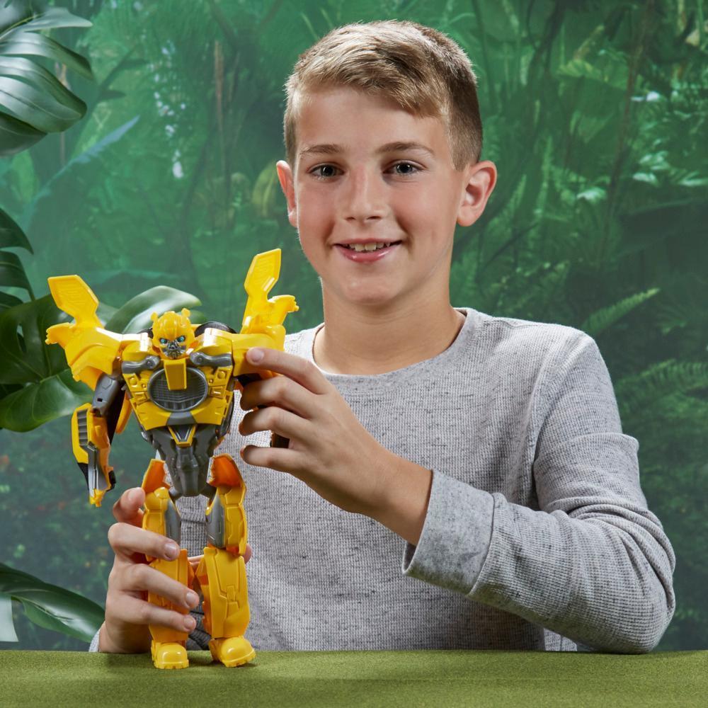 Transformers Toys Transformers: Rise of the Beasts Movie Bumblebee 2-in-1 Converting Mask for Ages 6 and Up, 9-inch product thumbnail 1