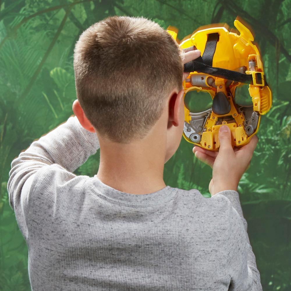 Transformers Toys Transformers: Rise of the Beasts Movie Bumblebee 2-in-1 Converting Mask for Ages 6 and Up, 9-inch product thumbnail 1